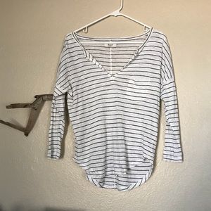 Madewell linen Telegraph tee